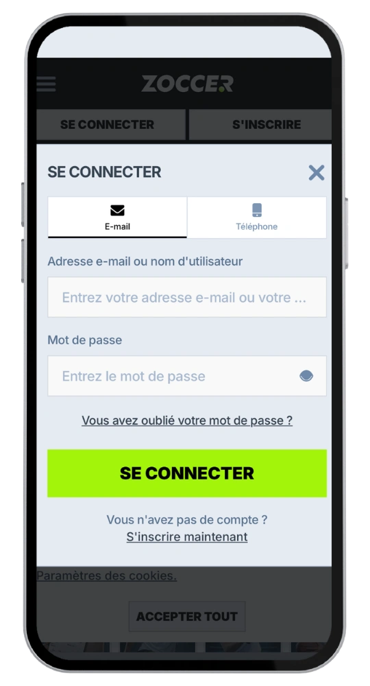 Zoccer site